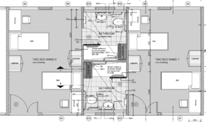 Two-bed patient rooms plan.png