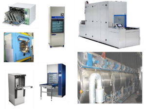 Various types of automated washers and washer disinfectors.png